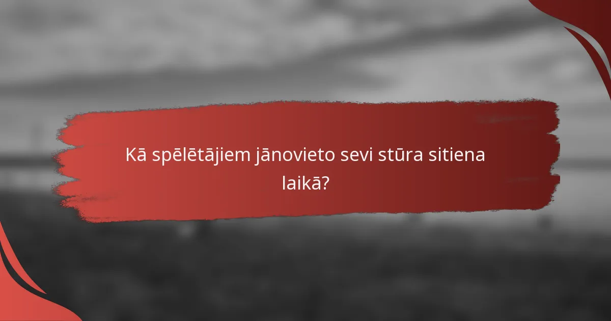 Kā spēlētājiem jānovieto sevi stūra sitiena laikā?