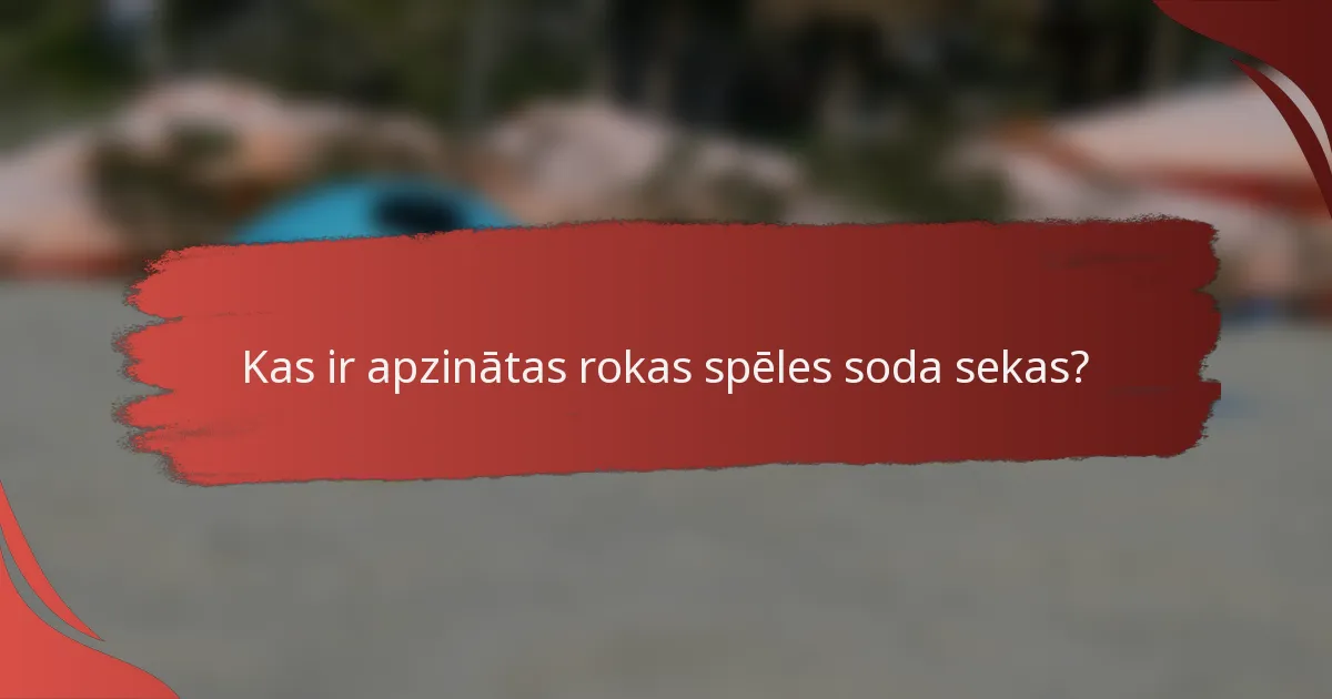 Kas ir apzinātas rokas spēles soda sekas?